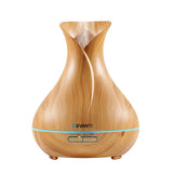 NNEDSZ 400ml 4 in 1 Aroma Diffuser remote control - Light Wood