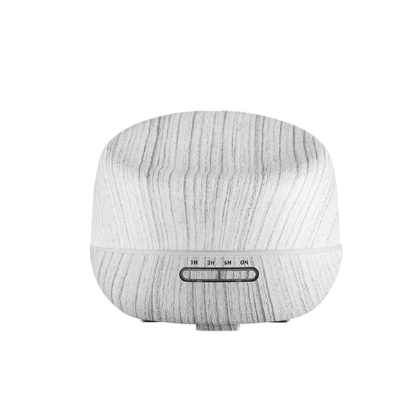 NNEDSZ Aroma Diffuser 400ml White Wood Grain Remote