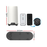 NNEDSZ Ultrasonic Aroma Diffuser LED Flame Light