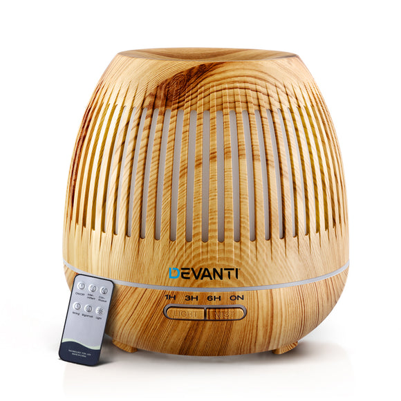 NNEDSZ Aroma Essential Oils Air Humidifier LED Light 400ml