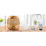 NNEDSZ Aroma Essential Oils Air Humidifier LED Light 400ml