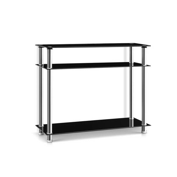 NNEDSZ Entry Hall Console Table - Black & Silver