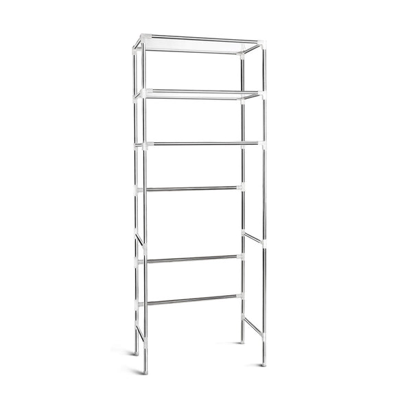 NNEDSZ 3 Tier Bathroom Storage Rack Over Toilet Steel Towel Racking Shelf Organiser