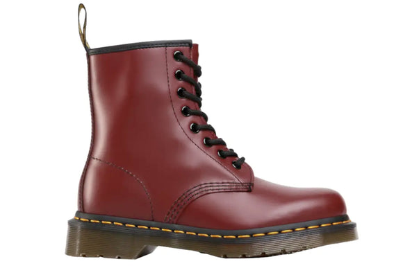 NNEKG Unisex 1460 Smooth Leather Boots (Cherry Red Smooth Size 12 UK)