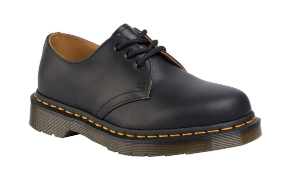 NNEKG Unisex 1461 Smooth Leather Shoe (Black Smooth Size 12 UK)