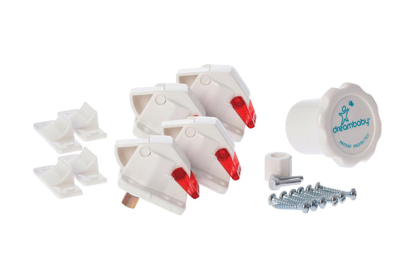NNEKG Dreambaby Mag Lock 4 Locks + 1 Key