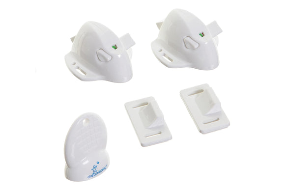 NNEKG Dreambaby Adhesive Mag Lock 2 Locks + 1 Key