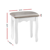NNEDSZ Dressing Stool Makeup Chair Bedroom Living Room Vanity Velvet Fabric Grey