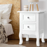 NNEDSZ Bedside Tables Drawers Side Table French Storage Cabinet Nightstand Lamp