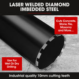 NNEMB 180 x 400mm Diamond Core Drill Bit DBX Series-Industrial 1.1/4-UNC