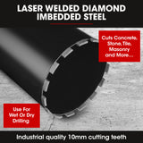 NNEMB 202 x 400mm Diamond Core Drill Bit DBX Series-Industrial 1.1/4-UNC