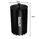 NNEMB 220 x 400mm Diamond Core Drill Bit DBX Series-Industrial 1.1/4-UNC