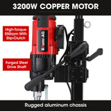 NNEMB 3200W 280mm Concrete Core Drill with Wheeled Stand Rig