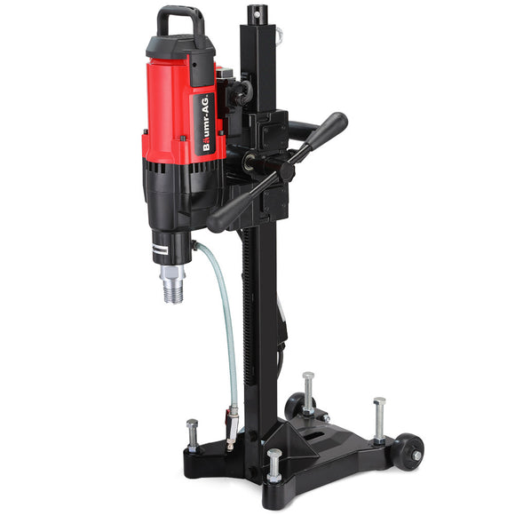 NNEMB 3200W 280mm Concrete Core Drill with Wheeled Stand Rig