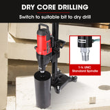 NNEMB 3200W 280mm Concrete Core Drill with Wheeled Stand Rig