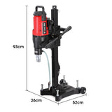NNEMB 3200W 280mm Concrete Core Drill with Wheeled Stand Rig