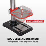 NNEMB 600W 12 Pedestal Bench Drill Press-12 Speeds-16mm Chuck (DP17)