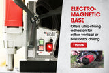 NNEMB 1100W 2in1 Magnetic Annular Cutter and Drill Press-Automatic Lubrication