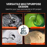 NNEMB UM-PX9 Power Paddle Stirrer Mixer-Dual Gear-7 Speed-for Plaster Cement Render Paint Tile Adhesive