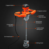 NNEMB Power Paddle Stirrer Mixer-for Plaster Cement Render Paint Tile Adhesive