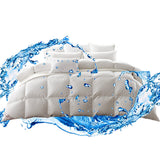 NNEDPE 700gsm Duck Down Feather Duvet Quilt All Season Double Size