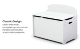 NNEMB Toy Chest Wooden Box Kids Furniture-White