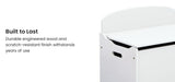 NNEMB Toy Chest Wooden Box Kids Furniture-White