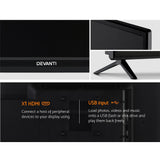 NNEDSZ 24 Inch TV Combo Built-In DVD Player DC 12V Caravan Boat USB