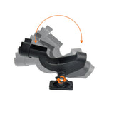NNEDPE 4 X Fishing Rod Holder Adjustable Side Tackle Mount Rack