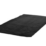 NNEDPE New Designer Shaggy Floor Confetti Rug Black 200x230cm