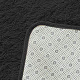 NNEDPE New Designer Shaggy Floor Confetti Rug Black 160x230cm