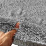 NNEDPE New Designer Shaggy Floor Confetti Rug Grey 200x230cm