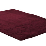 NNEDPE New Designer Shaggy Floor Confetti Rug Burgundy 120x160cm