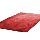 NNEDPE New Designer Shaggy Floor Confetti Rug Red 120x160cm