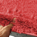 NNEDPE New Designer Shaggy Floor Confetti Rug Red 120x160cm