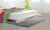 NNEDPE New Designer Shaggy Floor Confetti Rug Grey 160x230cm