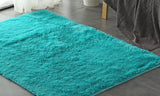 NNEDPE New Designer Shaggy Floor Confetti Rug Blue 80x120cm