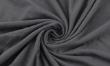 NNEDPE 6pcs Stretch Elastic Dining Room Washable Chair Cover Grey