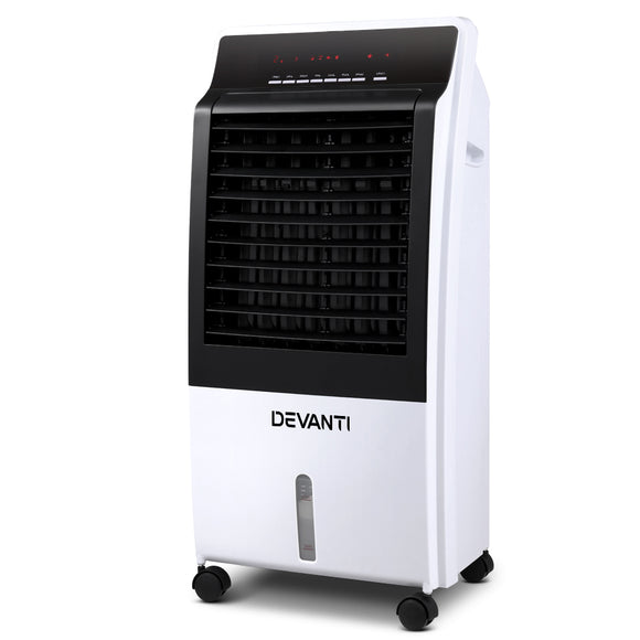 NNEDSZ Evaporative Air Cooler Potable Fan Cooling Remote Control LED Display