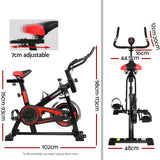NNEDSZ Bike Exercise Bike Flywheel Fitness Home Commercial Workout Gym Holder