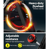 NNEDSZ Spin Exercise Bike Cycling Fitness Commercial Home Workout Gym Black