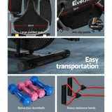 NNEDSZ 6in1 Elliptical Cross Trainer Exercise Bike Bicycle Home Gym Fitness Machine Running Walking