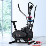 NNEDSZ 6in1 Elliptical Cross Trainer Exercise Bike Bicycle Home Gym Fitness Machine Running Walking