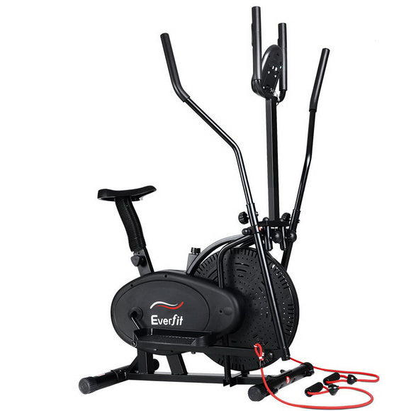 NNEDSZ 5in1 Elliptical Cross Trainer Exercise Bike Bicycle Home Gym Fitness Machine Running Walking