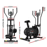 NNEDSZ 5in1 Elliptical Cross Trainer Exercise Bike Bicycle Home Gym Fitness Machine Running Walking