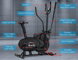 NNEDSZ 5in1 Elliptical Cross Trainer Exercise Bike Bicycle Home Gym Fitness Machine Running Walking