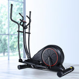 NNEDSZ Elliptical Cross Trainer Exercise Bike Fitness Equipment Home Gym Black