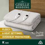 NNEDSZ Bedding 9 Setting Fully Fitted Electric Blanket - King