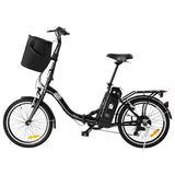 NNEDSZ 20 Folding Electric Bike eBike e-Bike City Foldable Bicycle Black