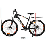 NNEDSZ 27.5 Electric Bike eBike e-Bike City Mountain Bicycle eMTB Black